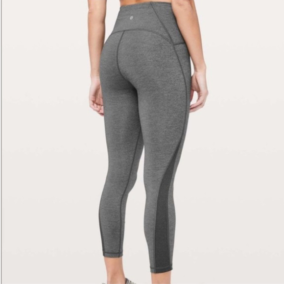 Lululemon Gray Running Tights - Picture 1 of 6